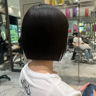 ショート カラー 髪質改善/縮毛矯正 松原和志のヘアスタイル