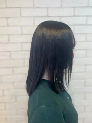 セミロング カラー ヨシダ フミノリのヘアスタイル