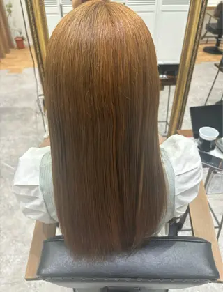 カラー 🍎エクステ/暖色 カラー🍎あyaかのヘアスタイル