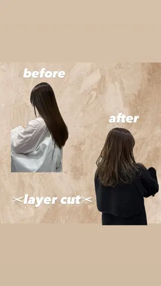 セミロング 平尾/艶カラー/ アッシュ系/中川誠大のヘアスタイル