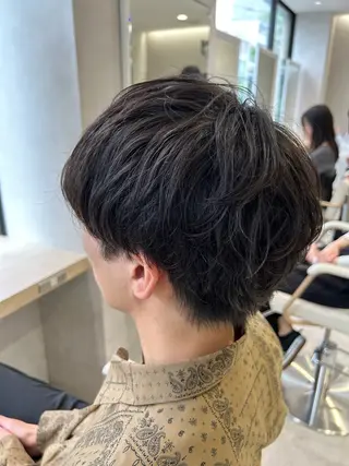 パーマ メンズ 大谷 優馬のヘアスタイル