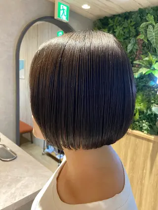 ショート ✨似合わせボブ✨ 縮毛矯正のヘアスタイル