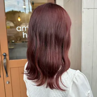 セミロング カラー 東京 千駄ヶ谷🫧 hiyori🫧のヘアスタイル