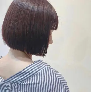ミディアム 髪質改善/堀江 ケアカラーtoshiのヘアスタイル