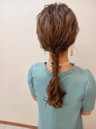 ロング ヘアアレンジ miku ヘアセット/着付けのヘアスタイル