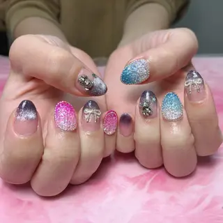 ミディアム hs nail salonのネイルデザイン