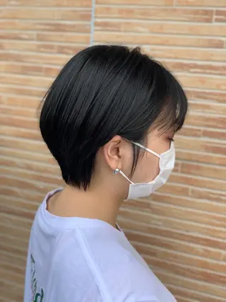 ショート メンズスタイル バレイヤージュ　齋藤のヘアスタイル