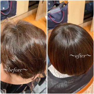 ショート カラー 有賀 颯天のヘアスタイル