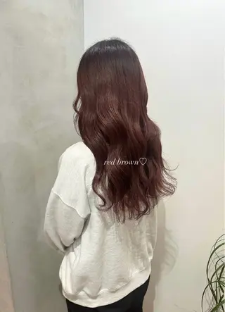 ロング カラー ヘアアレンジ Himawari♡ 柔らかいカラーのヘアスタイル