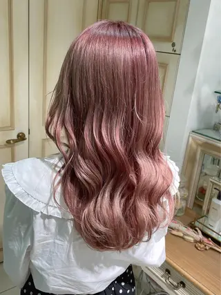 ロング カラー ヘアアレンジ 透明感カラー 古山 結季🌙🖤のヘアスタイル