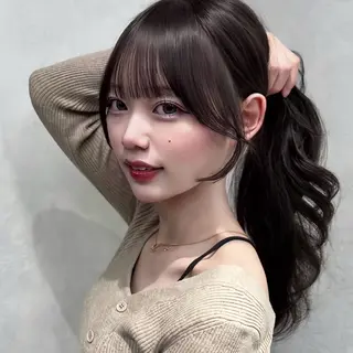 ロング カラー ヘアアレンジ ⭐️銀座/ショート/ 艶カラー/りょうがのヘアスタイル
