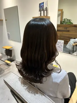 ミディアム ☾伊左治祐未☾ カットセンター北のヘアスタイル