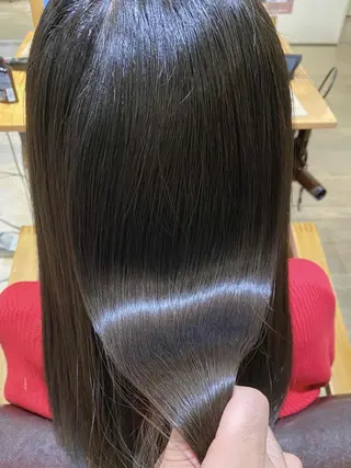 ロング カラー 前田 裕介のヘアスタイル