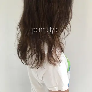 セミロング パーマ マンツーマン美容師 立川　♡MIHO♡のヘアスタイル