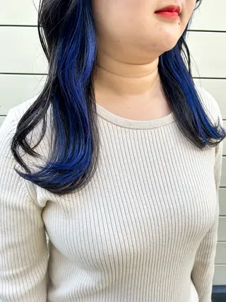 セミロング カラー ヘアアレンジ yuka .のヘアスタイル