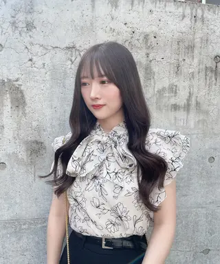 ロング カラー 🔗透明感カラー🔗 エクステ✂️はるちかのヘアスタイル