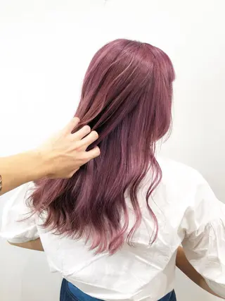 ロング カラー 🌙HIZUKI🌙 ハイトーン 艶髪のヘアスタイル