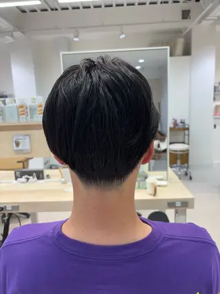 パーマ メンズ ニュアンスパーマ/ フェザー/マッシュのヘアスタイル