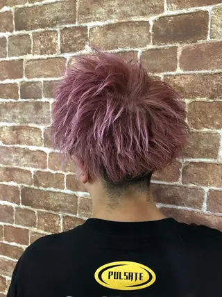 ショート カラー パーマ ヘアアレンジ メンズ 💎髪質改善特化💎 RUITOのヘアスタイル