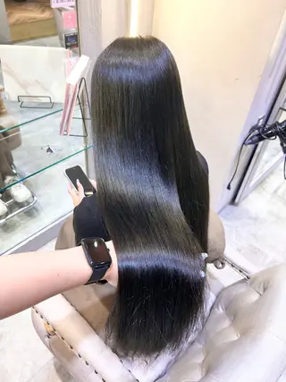 ロング カラー 🐰🎀艶髪特化 yuzuka🎀🐰のヘアスタイル