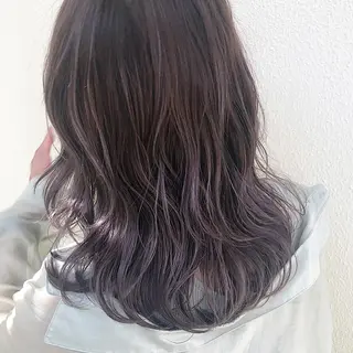 セミロング カラー ヘアアレンジ メンズ ✨韓国風ヘア/艶髪 カラー✨yumeのヘアスタイル