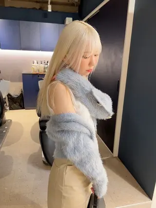 ロング カラー 🌈ハイトーン/ボブ 🌈のヘアスタイル