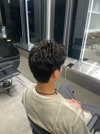 ショート パーマ byfifth天神/ メンズパーマ特化美涼のヘアスタイル