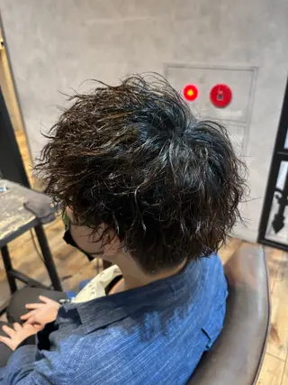 パーマ ミウラ ナオヤのヘアスタイル