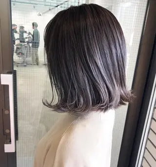 ミディアム カラー 🤍2nd🤍田所 美希のヘアスタイル