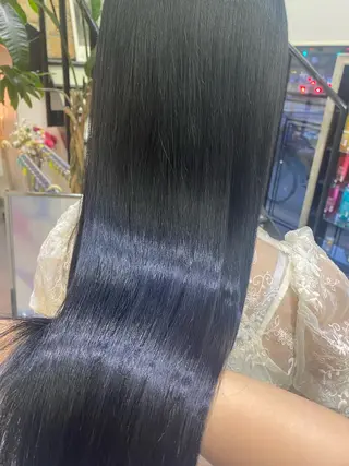 ロング カラー ヘアアレンジ TSUNA 🌙 Lim 五反田のマツエク・マツパデザイン