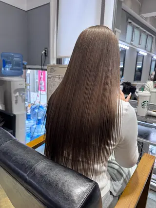 セミロング カラー dao/ミルクティー /ブラウン/ブロンドのヘアスタイル