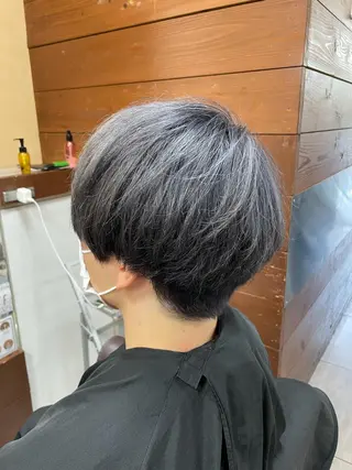 ショート カラー メンズ 似合わせ/前髪カット /店長   村上直也のヘアスタイル