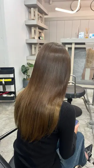 ロング カラー An 矯正モデル募集✨のヘアスタイル