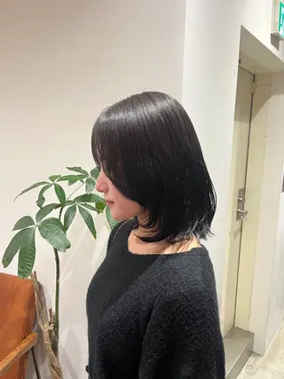 ミディアム Lumier de mashu所属・カラーモデル募集中 🎀🤍菜々美のヘアスタイル