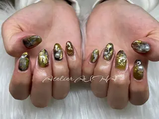 ミディアム アトリエAIHA★ フィルイン推奨サロンのネイルデザイン