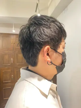 ショート パーマモデル募集中 渥美翔人のヘアスタイル