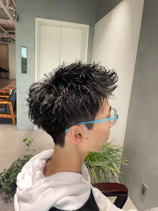 ショート パーマ メンズ 🔱メンズパーマ特化 🔱山下和輝のヘアスタイル