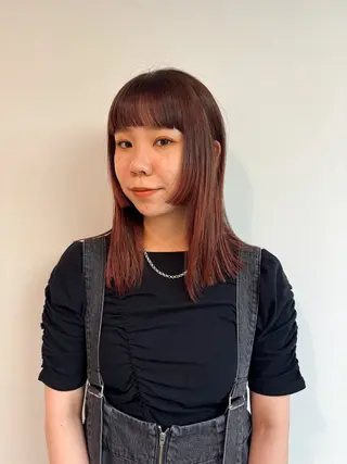 セミロング カラー Seeknext // Rukaのヘアスタイル