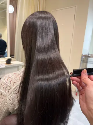 ロング カラー 髪質改善/縮毛矯正 seiyaのヘアスタイル