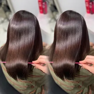 セミロング 福岡美髪矯正/ KAEDEのヘアスタイル
