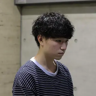 ショート パーマ メンズ 🌀パーマ特化 美容師🌀/しゅんのヘアスタイル