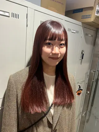 カラー 透明感ベージュ🤎 ナチュラルレイヤーのヘアスタイル