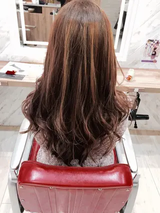 ロング カラー 吉岡 三四朗のヘアスタイル