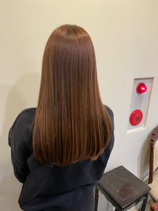 セミロング カラー Hika.ハイトーン 髪質改善🩵ᩚ🫧のヘアスタイル