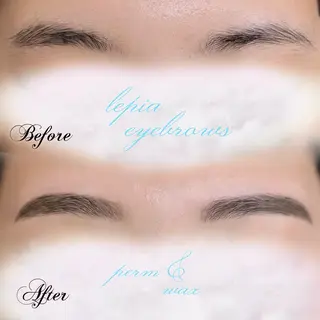 アイブロウ 𝜗𝜚HIRARA ⟡LEPIAのマツエク・マツパデザイン