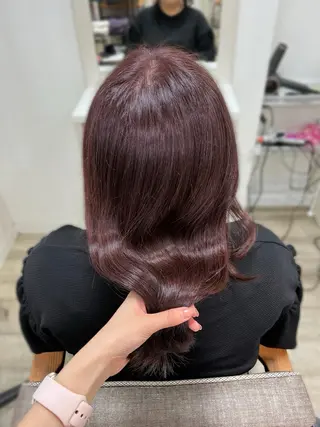 ロング カラー ヘアアレンジ hazuki🐈⬛ 透明感カラーのヘアスタイル