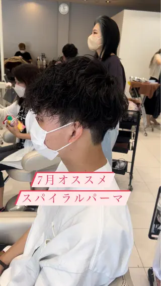 パーマ メンズ メンズサロンGRIT 店長 深山一平のヘアスタイル