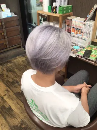 ショート カラー メンズ 香川 裕基のヘアスタイル