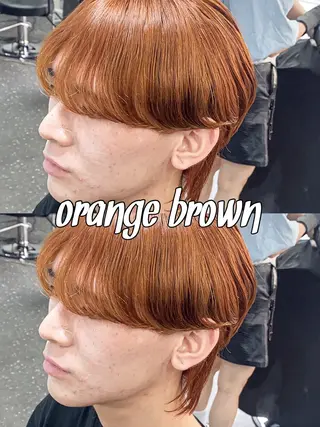 カラー パーマ/ダブルカラー ブリーチ⭐️海斗のヘアスタイル