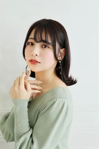 ミディアム hair make powder 薮本のヘアスタイル